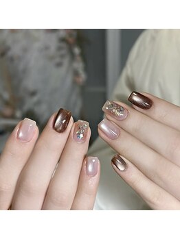 レディースココビューティー(Lady's coco Beauty)の写真/【持ち込みOK】圧倒的なデザイン力と高い再現性☆理想の画像を形にするおしゃれご用達の実力派サロン♪