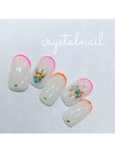 クリスタルネイル ボンベルタ橘店(CRYSTAL NAIL)/シンプルネイル