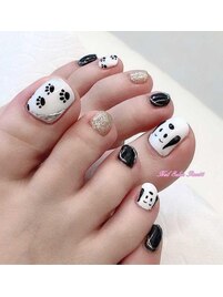 キャラクターフットネイル