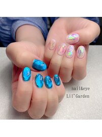 うるうるミラーネイル