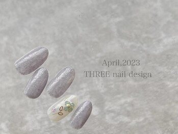 スリー(THREE)/April 2023/nail desing