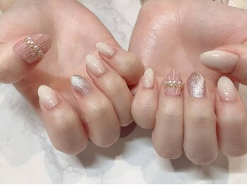 アンジュネイル(Angenail)/ミルキーリボンネイル