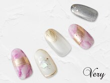 ヴェリー 六本木ヒルズ店(Very)/上品なパープルニュアンスネイル