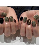 ビューティマーケット アングゥ(BEAUTY MARKET ungu)/チェックネイル