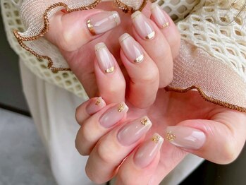 ルナ(LuNa)/ミラーアート/ゴールド/上品