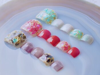 マイクコ プライベートネイルサロン(My Kuko Private Nail Salon)/【FOOT】定額Cコース/シェル