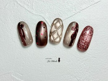 リボン×キルティング