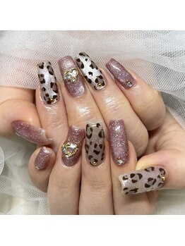 ソラール(SOLAR)/マグネット♪レオパードネイル
