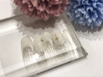 ツメトトノウ/冬 シンプル大人ホワイトグラデ