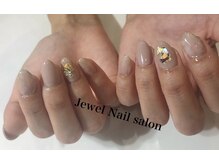 ジュエルネイルサロン(Jewel)/ワンカラー＋アート