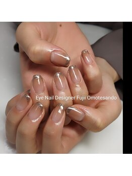 アイネイルデザイナーフジイ(Fujii)/カラグラ&ミラーフレンチ