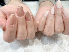 ミラーネイル×ワンカラ―