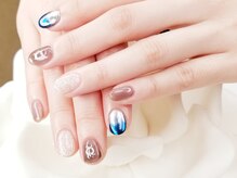 キープ ネイルサロン(KEEP)/ミラーグラデーション♪