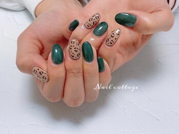 ネイルコテージ(Nail cottage)/レオパードネイル