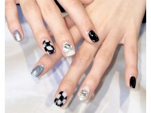 ルヒアネイル イオン戸畑ショッピングセンター店(Ruhia Nail)/黒ネイル