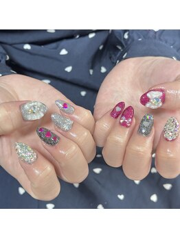 推しカラーネイル