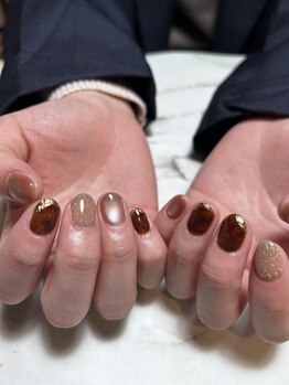 テソロネイル(TESORO nail)/べっ甲ネイル