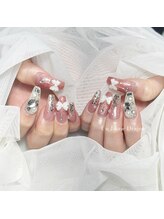 アン ジョーヌドラゴ/【ロングネイル】ピンクネイル