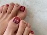 全員 FOOT オフ込 【角質ケア付】 7種類から選べるクイックデザイン ¥12,600 