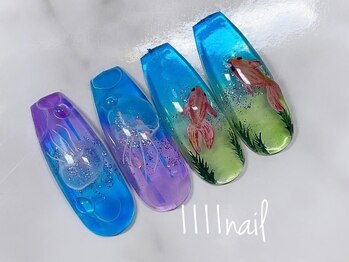 イチイチイチイチネイル(1111nail)/夏のおすすめアート☆