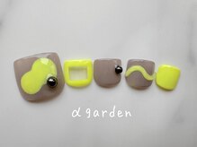 ネイルサロン アルファガーデン 町田本店(α garden)/フット¥8800