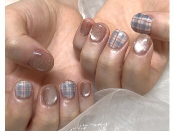 エルーシェ 立川南口店(ercher)/チェックネイル