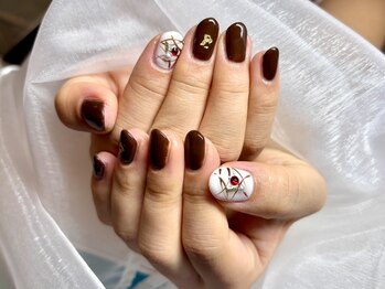 ラーシューシュ(la-chou-chou)/シンプルネイルコース ¥6500