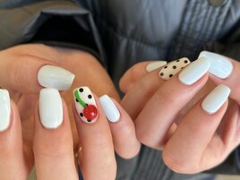 ドット×さくらんぼ　担当:akane