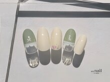 アンドラッシュ アンドネイル 本郷三丁目駅前店(and lash/and nail)/シンプル全体アート/ベーシック