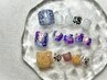 【ネイル】フットネイル◆ニュアンスサンプルコース　(オフ/ケア込)　￥7500