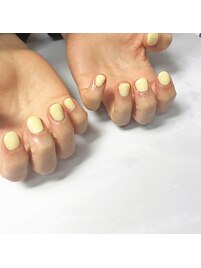 パステルイエロー