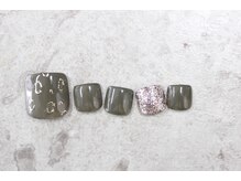 ネイルルーム エルナ(nail room ELNA)/フット定額デザイン￥8000