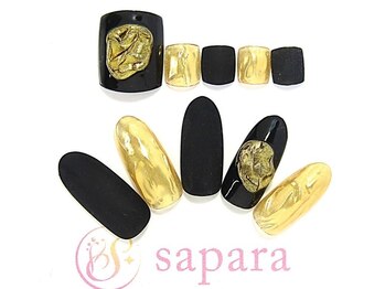津田沼ネイルサロン サパラ(sapara)/ハンドフットセット定額¥11,499