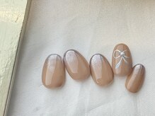 アース コアフュールボーテ 笛吹店(EARTH coiffure beaute)/ミニマルネイル　7500円