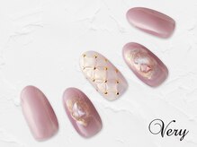 ヴェリー 六本木ヒルズ店(Very)/クリアキルティングネイル
