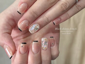 リン 恵比寿(RiN.)/スキニーフレンチネイル akane