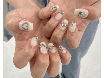 ルアナネイルナゴヤ(LUANA nail nagoya)/シルバーミラー
