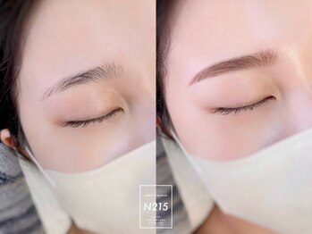 N215の写真/【3駅からアクセス可能な好立地】仕事帰りやお買い物のついでにも♪アイブロウとまつ毛の同時施術も可能◎