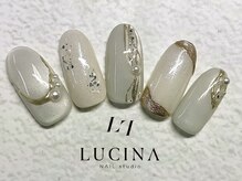 ネイルスタジオ ルキナ(LUCINA)/T-144 ブライダルネイル