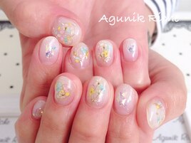 【押し花ネイル】