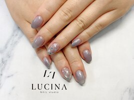 c-383 大人上品くすみブルー