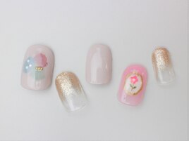 ニュアンスお花ネイル。。。