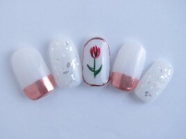スプリングフラワーネイル6930円