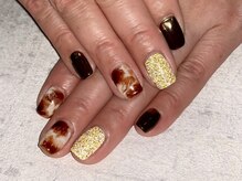 ネイルズアリー 立川店(Nails ally)/フラッシュネイル×マーブル