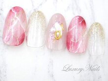 ラグジュアリーネイルズ カワグチ(Luxury Nails Kawaguchi)/天然石風ネイル*