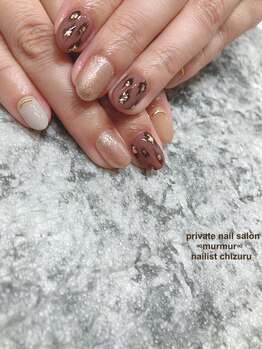 プライベート ネイルサロン マーマ(murmur)/レオパードネイル