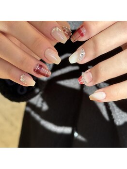 チェックネイル