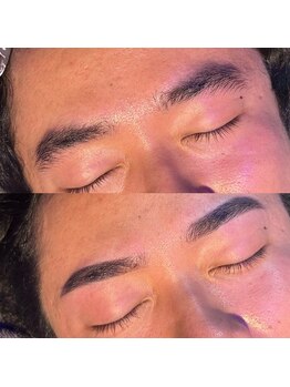 トップルック 横浜店(TOP LOOK)/メンズ眉毛ビフォーアフター