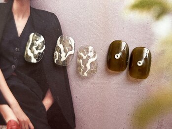 一癖ニュアンスネイル