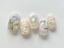 シエール 池袋東口店(ciere)/凹凸フラワーニュアンス